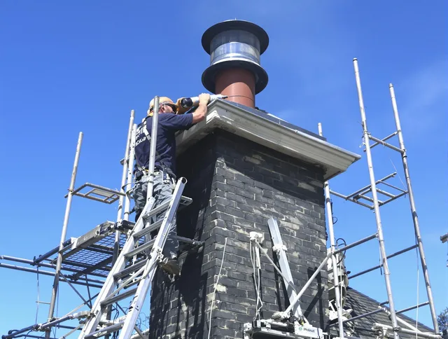 Sturdy chimney crown finished by Cerritos Chimney Sweep in Cerritos, CA