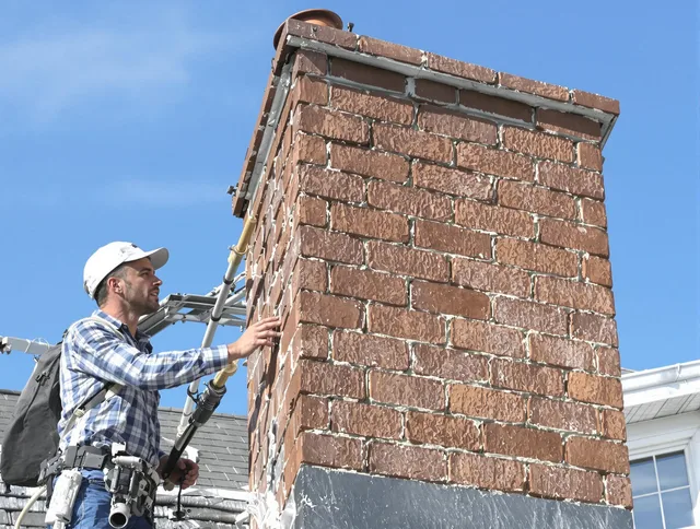 Brickwork for a chimney rebuild by Cerritos Chimney Sweep in Cerritos, CA