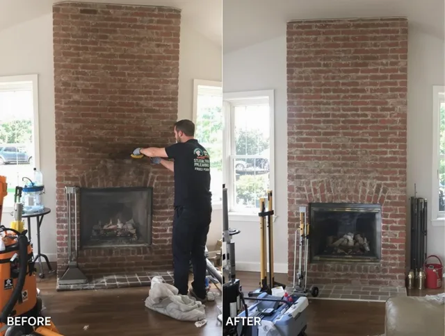 Finished chimney sweeping service by Cerritos Chimney Sweep in Cerritos, CA