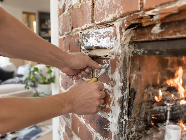 Routine fireplace repair by Cerritos Chimney Sweep in Cerritos, CA